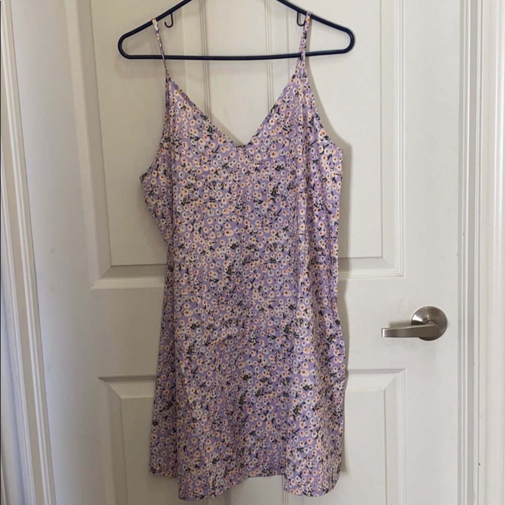 Flower slip dress
